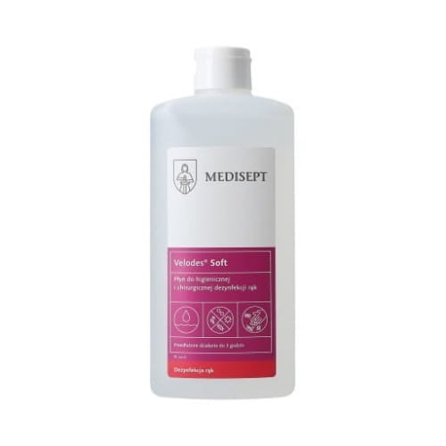 Velodes Silk - płyn do dezynfekcji rąk - 500ml - bójczy wobec wirusów