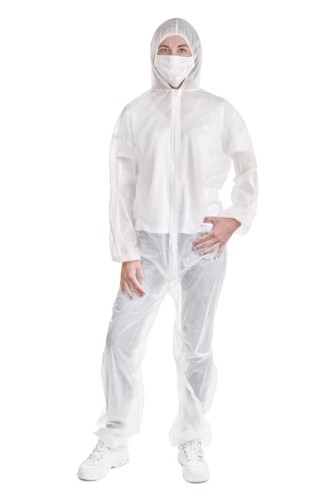 Kombinezon jednorazowy z kapturem