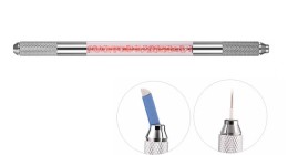 Dwustronny pen z cyrkoniami do microbladingu - metody piórkowej