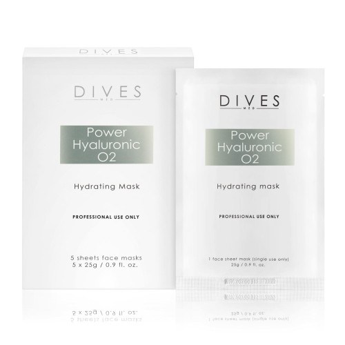 DIVES MED - Power Hyaluronic O2 Mask - maska nawilżająco-dotleniająca 25g
