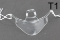 Przezroczysta maska na usta, zasłania usta i nos... przeciwmgielna, swoboda oddychania