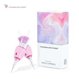 Kartridż Thunderlord Power Różowe silikonowe pochwyty - HAWK do Cheyenne, Mast, P30, Equalizer - do makijażu permanentnego