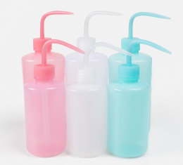 Butelka, tryskawka, do mycia rzęs, brwi, tatuażu, itp.