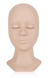 Głowa 3D z wymiennymi powiekami - sylikonowa do ćwiczeń