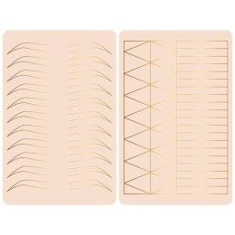 Dwustronna skóra sylikonowa do ćwiczeń -  brwi/linie treningowe