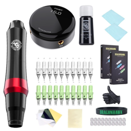 MAST - zestaw S4 Slim - WQ385 + sterownik do pigmentacji, tatuażu, na kartridże Hawk