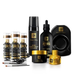 Indus Valley Henna Kit, henna pudrowa Brow Code – zestaw duży