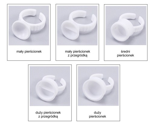 Anelli - contenitori per pigmento - 25 pz.