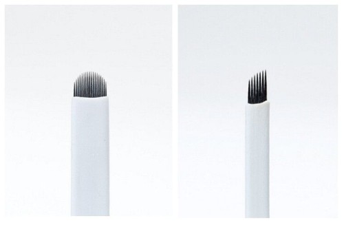 Nożyk - piórka - igły do microbladingu