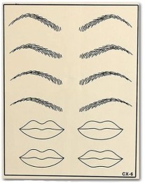 Skóra sylikonowa do ćwiczeń z nadrukami CX-6