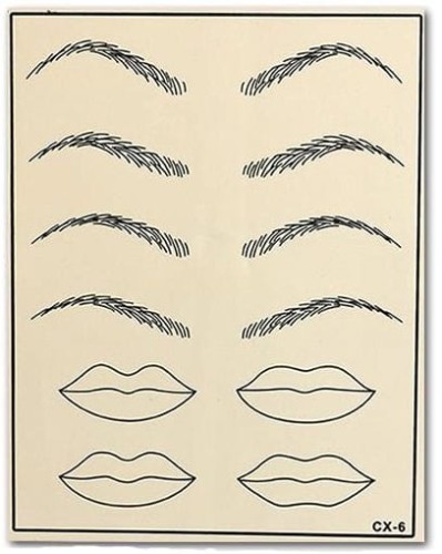 Skóra sylikonowa do ćwiczeń z nadrukami CX-6