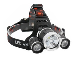 Lampa czołowa LED  - 3 diody
