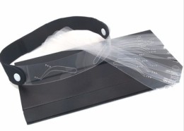 Elegancki zestaw szablonów brwi