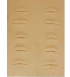 Skóra 3D usta do ćwiczeń makijażu