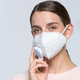 SmartMask - elektryczny wentylatorek + maski KN95 - SUPER WYGODA i ODDYCHANIE